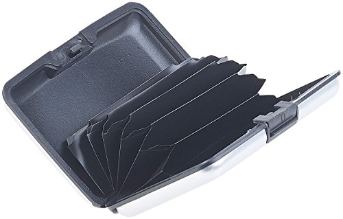 Xcase Kartenetui RFID-Schutz: 4er-Set edle RFID-Kartenetuis aus Aluminium, Schutz für 6 Chip-Karten (NFC, Kreditkartenetui, Visitenkarten) von Xcase