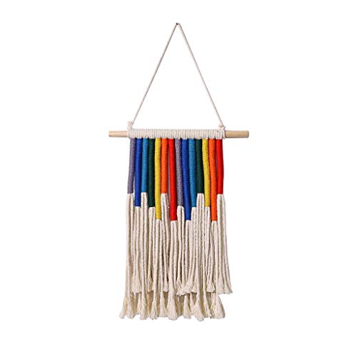 INS Nordic Rainbow Wandbehang Ornamente Haaraufbewahrungsgürtel Mädchen Zimmer Dekoration Haarspangen Aufhänger Streifen INS Nordic Rainbow Wandbehang Ornamente Haaraufbewahrungsgürtel Mädchen Zimmer Dekoration Haarspangen Aufhänger Streifen von Xchon