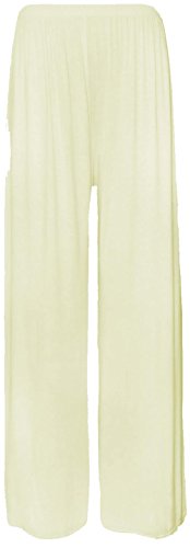 Damen Hose, groß, weit geschnitten, tiefsitzend, Gr. 40–58, weiß von Xclusive Collection
