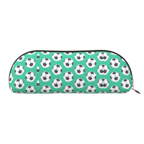 Xcwzbls Federmäppchen aus Leder, halbrund, große Kapazität, Aufbewahrungstasche, Reisetasche, Make-up-Kosmetiktasche, gold, Einheitsgröße, Taschen-Organizer von Xcwzbls