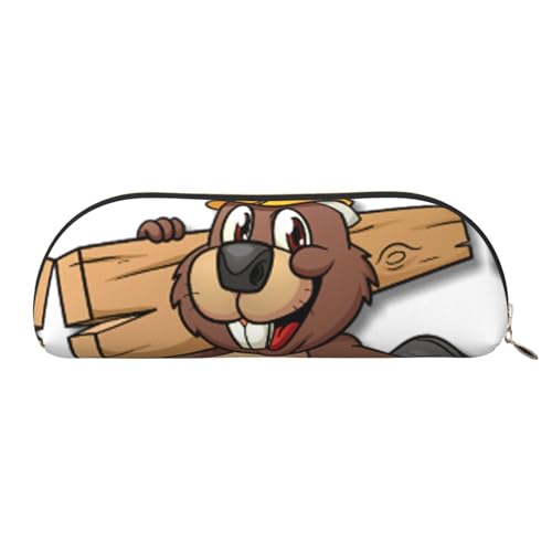 Xcwzbls Federmäppchen aus Leder, halbrund, große Kapazität, Aufbewahrungstasche, Reisetasche, Make-up-Kosmetiktasche, gold, Einheitsgröße, Taschen-Organizer von Xcwzbls