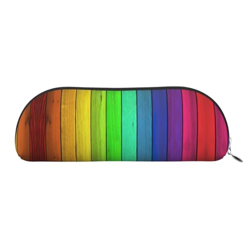 Xcwzbls Federmäppchen aus Leder, halbrund, großes Fassungsvermögen, Aufbewahrungstasche, Reisetasche, Make-up-Kosmetiktasche, silber, Einheitsgröße, Taschen-Organizer Xcwzbls Federmäppchen aus Leder, halbrund, großes Fassungsvermögen, Aufbewahrungstasche, Reisetasche, Make-up-Kosmetiktasche, silber, Einheitsgröße, Taschen-Organizer von Xcwzbls