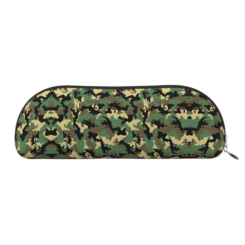 Xcwzbls Federmäppchen aus Leder, halbrund, großes Fassungsvermögen, Aufbewahrungstasche, Reisetasche, Make-up-Kosmetiktasche, silber, Einheitsgröße, Taschen-Organizer Xcwzbls Federmäppchen aus Leder, halbrund, großes Fassungsvermögen, Aufbewahrungstasche, Reisetasche, Make-up-Kosmetiktasche, silber, Einheitsgröße, Taschen-Organizer von Xcwzbls