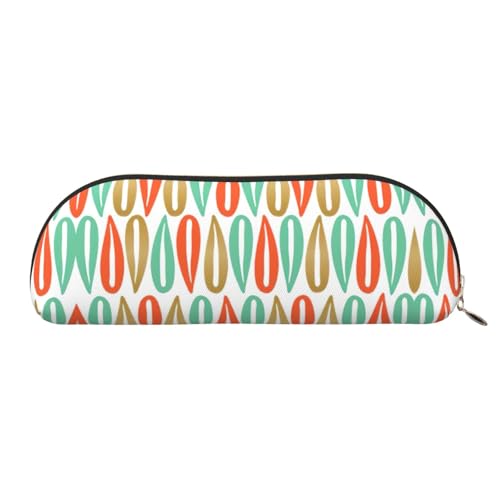 Xcwzbls Federmäppchen aus Leder, halbrund, moderner Stil, große Kapazität, Aufbewahrungstasche, Reisetasche, Make-up-Kosmetiktasche, gold, Einheitsgröße, Taschen-Organizer Xcwzbls Federmäppchen aus Leder, halbrund, moderner Stil, große Kapazität, Aufbewahrungstasche, Reisetasche, Make-up-Kosmetiktasche, gold, Einheitsgröße, Taschen-Organizer von Xcwzbls