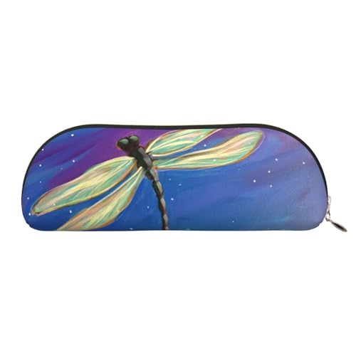 Xcwzbls Federmäppchen aus Leder, halbrundförmig, Malerei, großes Fassungsvermögen, Aufbewahrungstasche, Reisetasche, Make-up-Kosmetiktasche, gold, Einheitsgröße, Taschen-Organizer Xcwzbls Federmäppchen aus Leder, halbrundförmig, Malerei, großes Fassungsvermögen, Aufbewahrungstasche, Reisetasche, Make-up-Kosmetiktasche, gold, Einheitsgröße, Taschen-Organizer von Xcwzbls