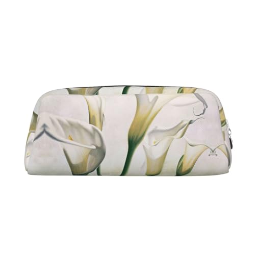 Xcwzbls Federmäppchen mit großem Fassungsvermögen, Blumenmotiv, Leder, Reißverschluss, dreidimensionales Federmäppchen, Bürobedarf, silber, Einheitsgröße, Taschen-Organizer Xcwzbls Federmäppchen mit großem Fassungsvermögen, Blumenmotiv, Leder, Reißverschluss, dreidimensionales Federmäppchen, Bürobedarf, silber, Einheitsgröße, Taschen-Organizer von Xcwzbls