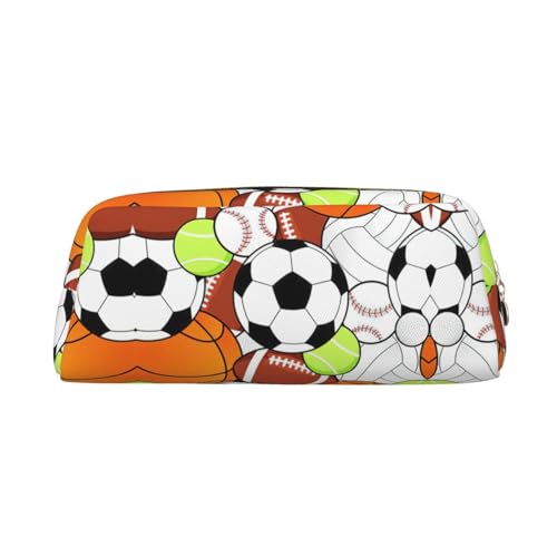 Xcwzbls Federmäppchen mit großem Fassungsvermögen, Federmäppchen, Leder, Reißverschluss, dreidimensionales Federmäppchen, Bürobedarf, gold, Einheitsgröße, Taschen-Organizer von Xcwzbls