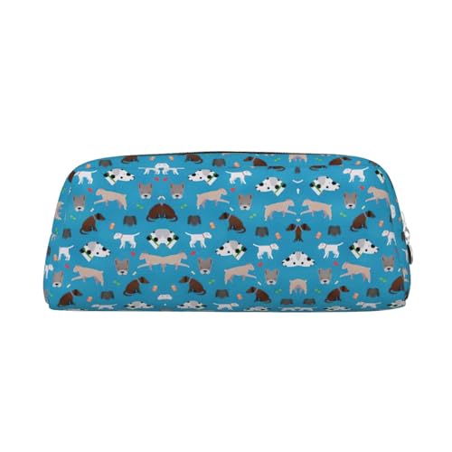 Xcwzbls Federmäppchen mit großem Fassungsvermögen, Federmäppchen, Leder, Reißverschluss, dreidimensionales Federmäppchen, Bürobedarf, silber, Einheitsgröße, Taschen-Organizer von Xcwzbls