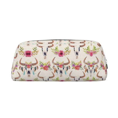 Xcwzbls Federmäppchen mit großem Fassungsvermögen, Federmäppchen, Leder, Reißverschluss, dreidimensionales Federmäppchen, Bürobedarf, silber, Einheitsgröße, Taschen-Organizer von Xcwzbls