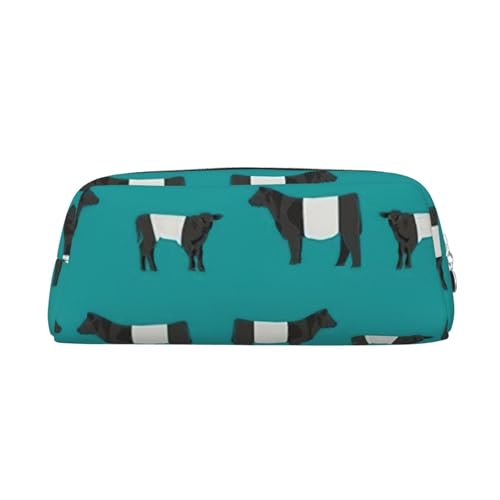 Xcwzbls Federmäppchen mit großem Fassungsvermögen, Kuh-Design, Leder, Reißverschluss, dreidimensionales Federmäppchen, Bürobedarf, silber, Einheitsgröße, Taschen-Organizer Xcwzbls Federmäppchen mit großem Fassungsvermögen, Kuh-Design, Leder, Reißverschluss, dreidimensionales Federmäppchen, Bürobedarf, silber, Einheitsgröße, Taschen-Organizer von Xcwzbls