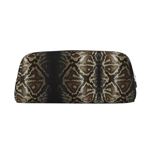 Xcwzbls Federmäppchen mit großem Fassungsvermögen, Schlangenhaut, Stifteetui, Leder, Reißverschluss, dreidimensionales Federmäppchen, Bürobedarf, silber, Einheitsgröße, Taschen-Organizer Xcwzbls Federmäppchen mit großem Fassungsvermögen, Schlangenhaut, Stifteetui, Leder, Reißverschluss, dreidimensionales Federmäppchen, Bürobedarf, silber, Einheitsgröße, Taschen-Organizer von Xcwzbls