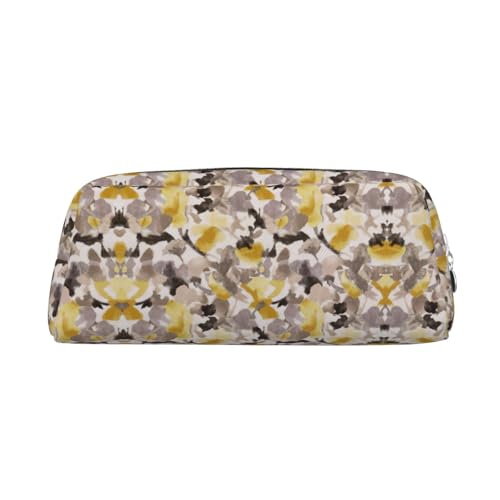 Xcwzbls Federmäppchen mit großem Fassungsvermögen, gelb-graue Blume, Stifteetui, Lederreißverschluss, dreidimensionales Federmäppchen, Bürobedarf, silber, Einheitsgröße, Taschen-Organizer Xcwzbls Federmäppchen mit großem Fassungsvermögen, gelb-graue Blume, Stifteetui, Lederreißverschluss, dreidimensionales Federmäppchen, Bürobedarf, silber, Einheitsgröße, Taschen-Organizer von Xcwzbls