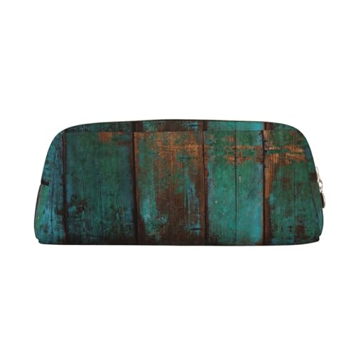 Xcwzbls Federmäppchen mit großer Kapazität, blau-grüne Holzmaserung, Stifteetui, Leder-Reißverschluss, dreidimensionales Federmäppchen, Bürobedarf, gold, Einheitsgröße, Taschen-Organizer Xcwzbls Federmäppchen mit großer Kapazität, blau-grüne Holzmaserung, Stifteetui, Leder-Reißverschluss, dreidimensionales Federmäppchen, Bürobedarf, gold, Einheitsgröße, Taschen-Organizer von Xcwzbls