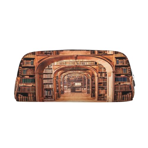 Xcwzbls Großes Fassungsvermögen, Bücherregal, Federmäppchen, Stifteetui, Leder, Reißverschluss, dreidimensionales Federmäppchen, Bürobedarf, silber, Einheitsgröße, Taschen-Organizer Xcwzbls Großes Fassungsvermögen, Bücherregal, Federmäppchen, Stifteetui, Leder, Reißverschluss, dreidimensionales Federmäppchen, Bürobedarf, silber, Einheitsgröße, Taschen-Organizer von Xcwzbls