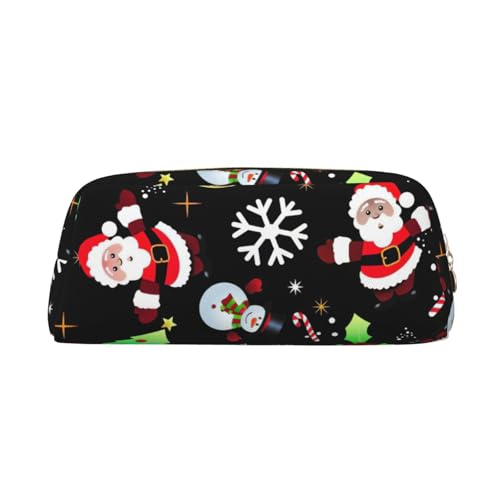 Xcwzbls Großes Fassungsvermögen, Weihnachts-Federmäppchen, Stifteetui, Leder, Reißverschluss, dreidimensionales Federmäppchen, Bürobedarf, gold, Einheitsgröße, Taschen-Organizer von Xcwzbls