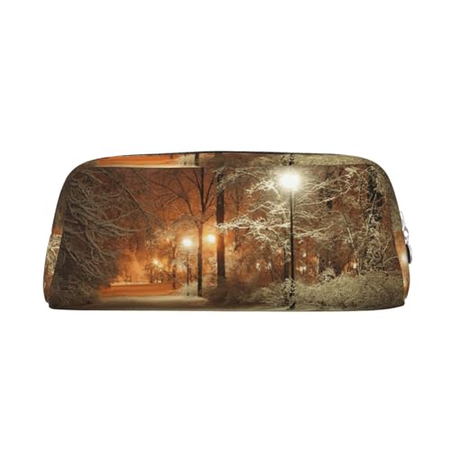 Xcwzbls Großes Fassungsvermögen, Winter-Park-Federmäppchen, Stifteetui, Lederreißverschluss, dreidimensionales Federmäppchen, Bürobedarf, silber, Einheitsgröße, Taschen-Organizer Xcwzbls Großes Fassungsvermögen, Winter-Park-Federmäppchen, Stifteetui, Lederreißverschluss, dreidimensionales Federmäppchen, Bürobedarf, silber, Einheitsgröße, Taschen-Organizer von Xcwzbls