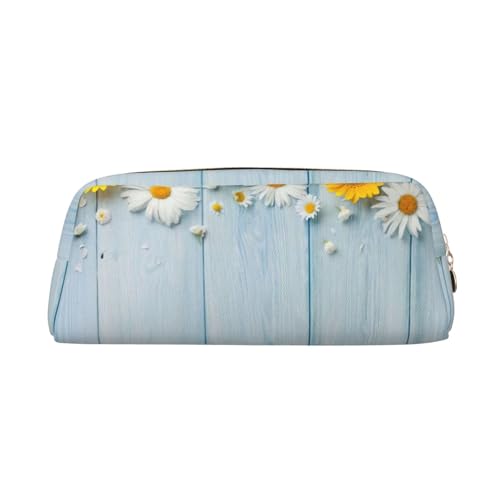 Xcwzbls Großes Fassungsvermögen, elegantes Federmäppchen mit Gänseblümchen, Federtasche, Lederreißverschluss, dreidimensionales Federmäppchen, Bürobedarf, gold, Einheitsgröße, Taschen-Organizer Xcwzbls Großes Fassungsvermögen, elegantes Federmäppchen mit Gänseblümchen, Federtasche, Lederreißverschluss, dreidimensionales Federmäppchen, Bürobedarf, gold, Einheitsgröße, Taschen-Organizer von Xcwzbls