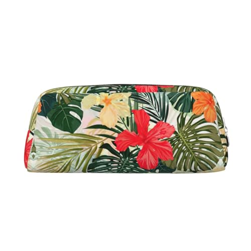 Xcwzbls Großes Fassungsvermögen, hawaiianisches Federmäppchen, Stifteetui, Leder, Reißverschluss, dreidimensionales Federmäppchen, Bürobedarf, silber, Einheitsgröße, Taschen-Organizer Xcwzbls Großes Fassungsvermögen, hawaiianisches Federmäppchen, Stifteetui, Leder, Reißverschluss, dreidimensionales Federmäppchen, Bürobedarf, silber, Einheitsgröße, Taschen-Organizer von Xcwzbls