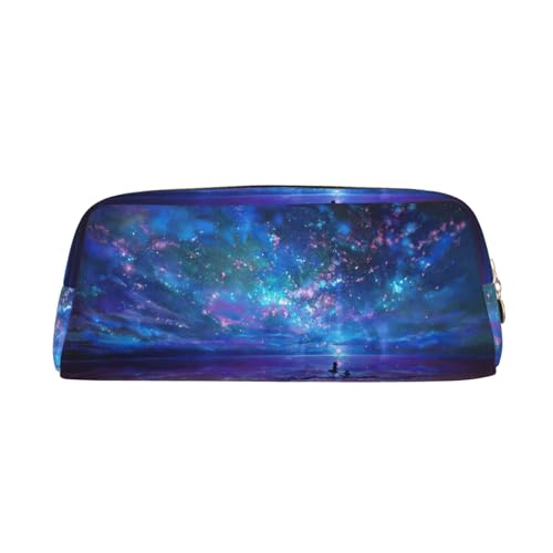 Xcwzbls Großes Federmäppchen, Federtasche, Leder, Reißverschluss, dreidimensionales Federmäppchen, Bürobedarf, gold, Einheitsgröße, Taschen-Organizer von Xcwzbls