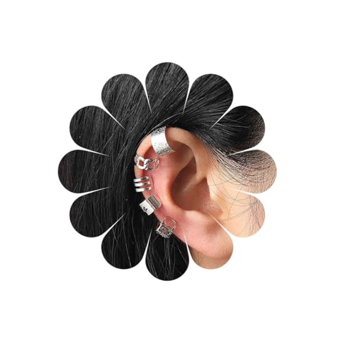 Xduargs Boho Filigrane Ohrmanschetten Ohrringe Vintage C Form Ohrringe Silber Ohrmanschette Knorpel Ohrringe No Piercing Clip Ohrringe Schmuck Für Frauen Und Mädchen von Xduargs