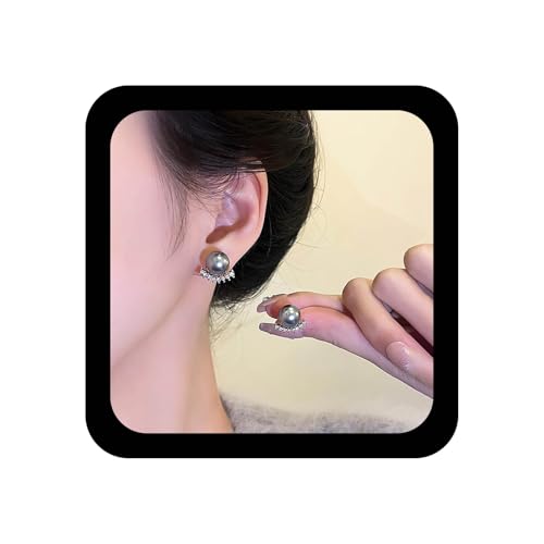 Xduargs Boho Kristall Perlen Ohrringe Grau Perle Ohrringe Vintage Strass Stud Glänzend Cz Hochzeit Braut Ohrstecker Für Frauen Xduargs Boho Kristall Perlen Ohrringe Grau Perle Ohrringe Vintage Strass Stud Glänzend Cz Hochzeit Braut Ohrstecker Für Frauen von Xduargs