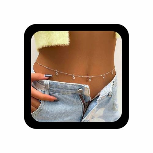 Xduargs Boho Kristall Quaste Taille Kette Silber Strass Taille Gürtel Vintage Cz Bauch Kette Sommer Strand Dünne Ketten Zubehör Schmuck Für Frauen Xduargs Boho Kristall Quaste Taille Kette Silber Strass Taille Gürtel Vintage Cz Bauch Kette Sommer Strand Dünne Ketten Zubehör Schmuck Für Frauen von Xduargs