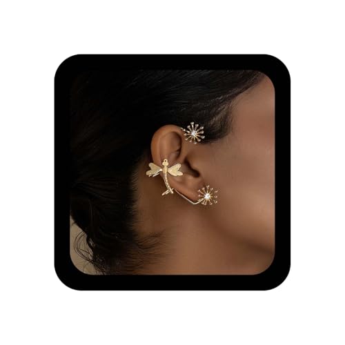 Xduargs Boho Libelle Ohr Manschette Ohrringe Vintage Libelle Ohr Manschette Wrap Crawler Ohrringe Nicht Piercing Clip Gefälschte Ohrstecker Mteal Gold Wickeln Kein Piercing Stud Für Frauen Xduargs Boho Libelle Ohr Manschette Ohrringe Vintage Libelle Ohr Manschette Wrap Crawler Ohrringe Nicht Piercing Clip Gefälschte Ohrstecker Mteal Gold Wickeln Kein Piercing Stud Für Frauen von Xduargs