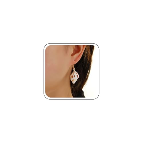 Xduargs Boho Muschel Ohrringe Vintage Horn Strand Muschel Ohrringe Ozean Meer Muschel Tropfen Ohrringe Weiß Natürlichen Muschel Haken Ohrringe Für Frauen von Xduargs