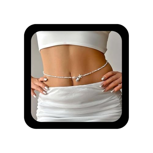 Xduargs Boho Perlen Taille Kette Weiß Samen Perlen Taille Gürtel Vintage Muschel Seestern Bauch Kette Sommer Strand Cowrie Perle Dünne Ketten Zubehör Schmuck Für Frauen Xduargs Boho Perlen Taille Kette Weiß Samen Perlen Taille Gürtel Vintage Muschel Seestern Bauch Kette Sommer Strand Cowrie Perle Dünne Ketten Zubehör Schmuck Für Frauen von Xduargs