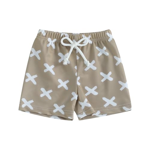 Baby Jungen Strandhosen Elastische Sommer Meer Tierdruck Kordelzug Strand Badehose Fürs Kleinkind Schnell Trocknend Strandhose Tunnelzug Shorts Schwimmhose 1-5 Jahre (Baun-A , 12-18 Months ) von Xeadoffubio