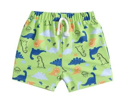Baby Jungen Strandhosen Elastische Sommer Meer Tierdruck Kordelzug Strand Badehose Fürs Kleinkind Schnell Trocknend Strandhose Tunnelzug Shorts Schwimmhose 1-5 Jahre (Grün-D , 18-24 Months ) von Xeadoffubio