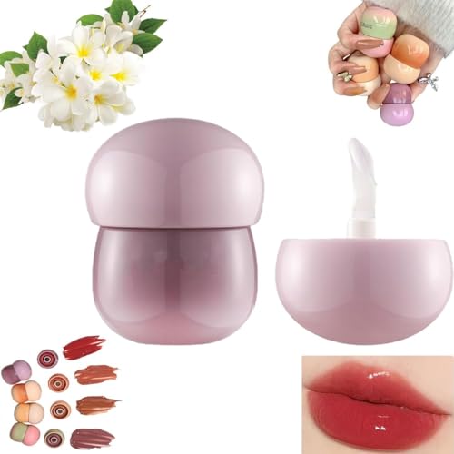 Blurring Pudding Pot Lip,Free Blurring Pudding Pot Lip, Pudding Glow Lip Balm,Non-Sticky Glossy Tinted Lip Balm Makeup, Long-Lasting Waterproof and Non-Sticky (A) von Xebular