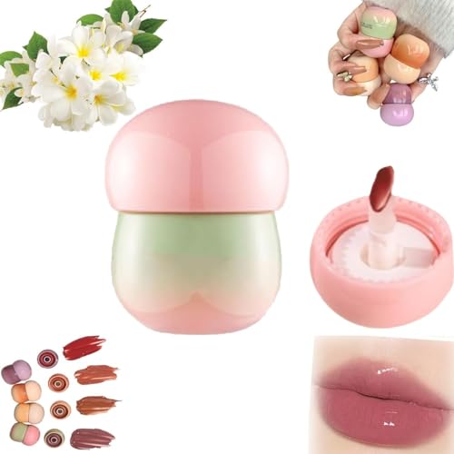 Blurring Pudding Pot Lip,Free Blurring Pudding Pot Lip, Pudding Glow Lip Balm,Non-Sticky Glossy Tinted Lip Balm Makeup, Long-Lasting Waterproof and Non-Sticky (D) von Xebular