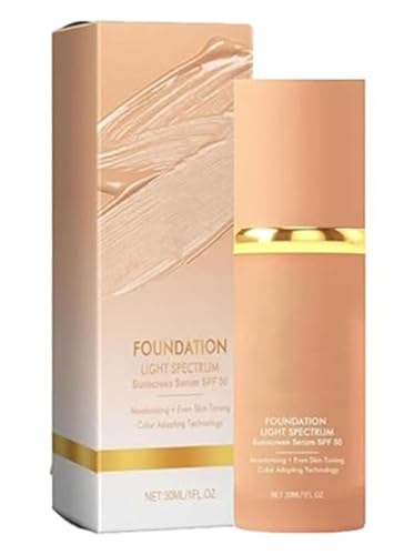 Enjoyaitlife Foundation 4 in 1 - Light Spectrum – Foundation Light Spectrum, Hydrating, Long-Lasting and Waterproof, Let You Easily Have Good Skin for Women and Men (1 Pcs) von Xebular
