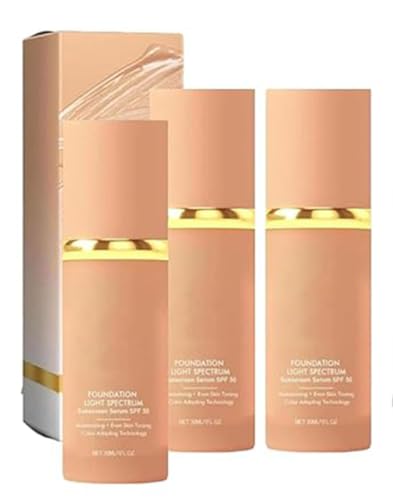 Enjoyaitlife Foundation 4 in 1 - Light Spectrum – Foundation Light Spectrum, Hydrating, Long-Lasting and Waterproof, Let You Easily Have Good Skin for Women and Men (3 Pcs) von Xebular