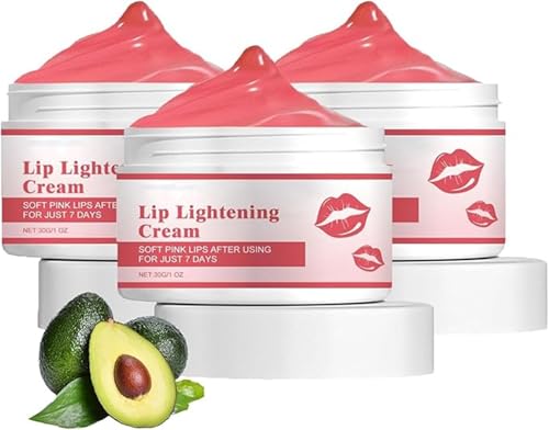 Lip Lightening Cream – Remove Dark Lighten Lip Balm, Deep moisturizing, Relieve Dryness, Lighten Lines and Dullness, Increase Lips Elasticity, Both Men and Women Can Use (3 Pcs) von Xebular