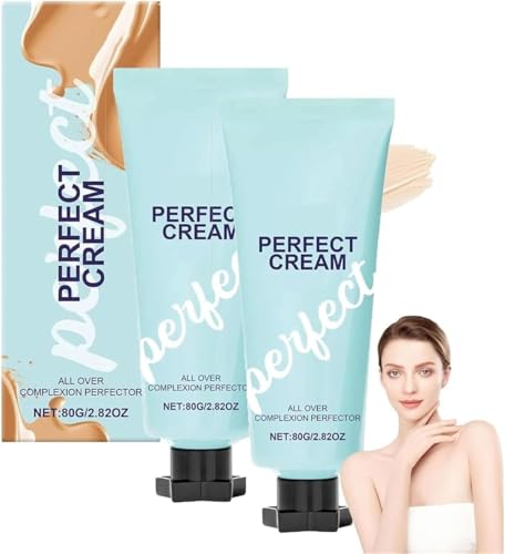 Supreme Creme All-Over Complexion Perfector,Cc Cream Body Coverage Perfector, Long Lasting Cc Cream Foundation, Evens Skin Toneand Light Foundation,Waterproof & Transfer (2 Pcs) von Xebular