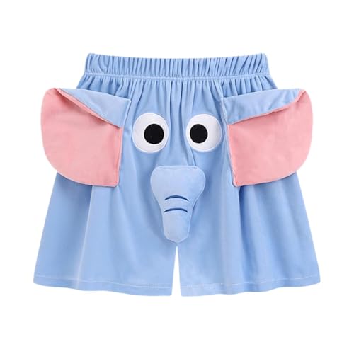 Xebular Elefant Pyjamahose Herren, Cartoon Pyjamahose Lustige Pyjamahose Elefantenhose, Elefantenrüssel Pyjamahose Herren (Blau 2, XXL) von Xebular