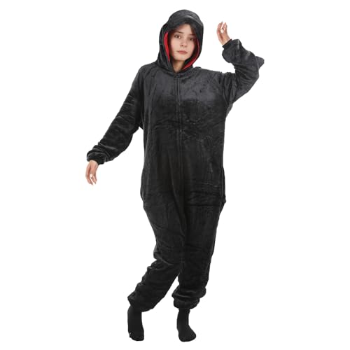 XehCaol Ohnezahn Onesie,Stitch Toothless Onesie Ganzkörper Kostüm Schlafoverall Halloween Pyjama Damen Kuschelig Erwachsene (L, Damen Erwachsene) von XehCaol