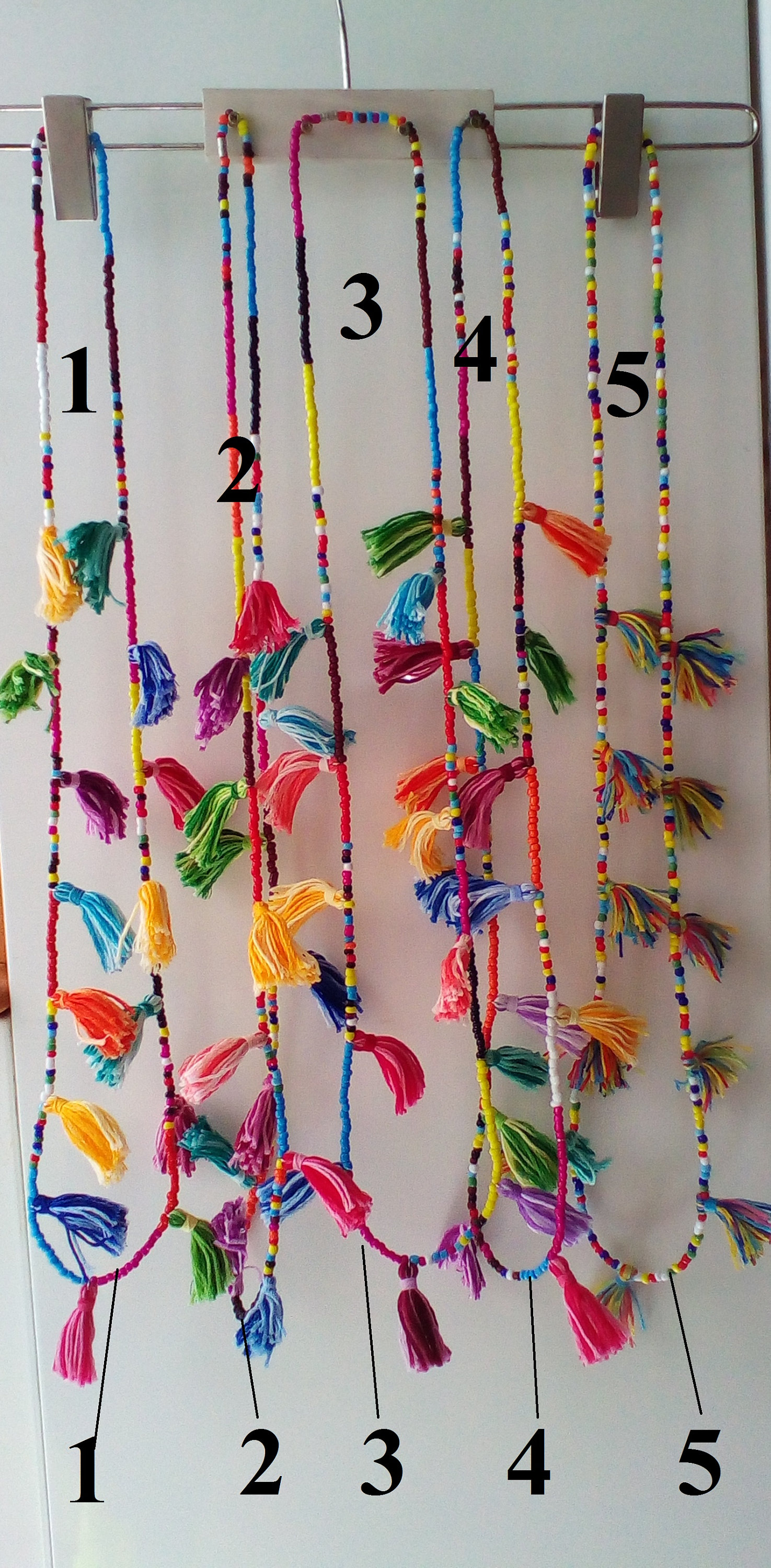 Kragen Bohemio Estilo Boho Chic Mehrfarbig. Halskette Stil Chic Multicolor von XemaArt