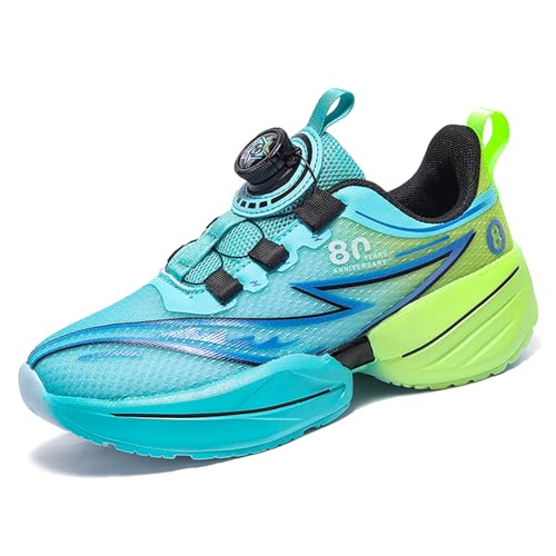 Kinder Laufschuhe Jungen Sportschuhe Mädchen Sneaker Mode Bequem Atmungsaktiv Leicht Outdoor Turnschuhe Joggingschuhe EU31-41 von Xemuck