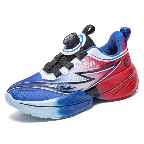 Kinder Laufschuhe Jungen Sportschuhe Mädchen Sneaker Mode Bequem Atmungsaktiv Leicht Outdoor Turnschuhe Joggingschuhe EU31-41 von Xemuck