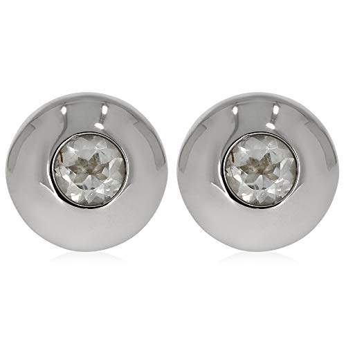 XEN Ohrstecker mit Weißtopas ca. 0,6 ct. rhodiniert von Xen