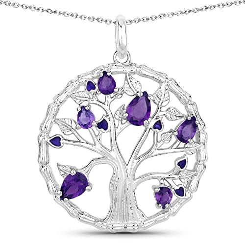 Xen Kette mit Anhänger Amethyst Lebensbaum XC0183 45 von Xen