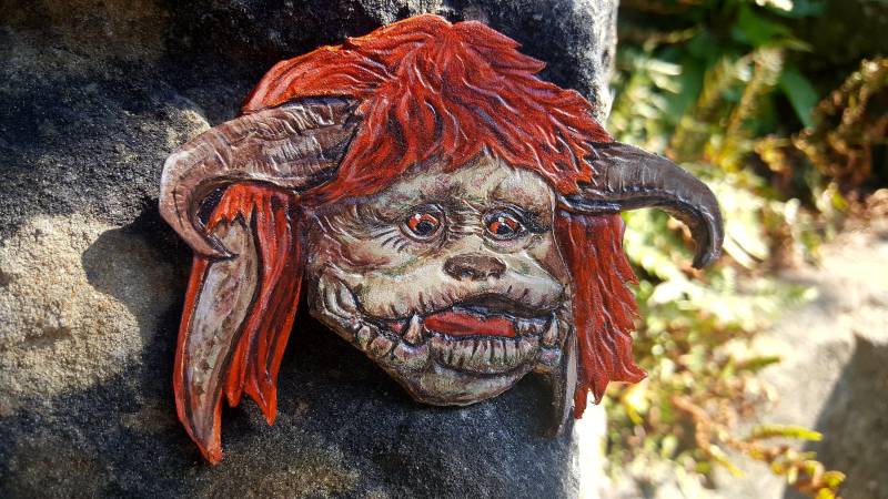 Labyrinth Inspiriert Ludo Leder Brosche Oder Kühlschrankmagnet Labyrinth Inspiriert Ludo Leder Brosche Oder Kühlschrankmagnet von XenaJoCreations