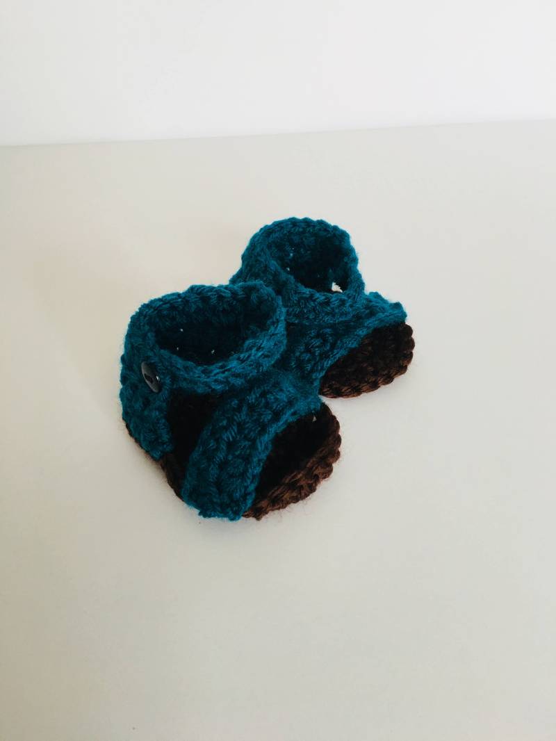 Baby Sandale Mit Knöchel-Griff Baby Sandale Mit Knöchel-Griff von XeniasCreations