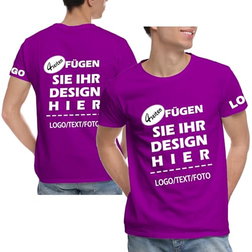 Xenorith T-Shirt Personalisiertes Herren Damen – T-Shirt Bedrucken Lassen, Design mit Text Logo Foto, Lustige Partner Tshirts selbst gestaltenGeschenk für Paare Xenorith T-Shirt Personalisiertes Herren Damen – T-Shirt Bedrucken Lassen, Design mit Text Logo Foto, Lustige Partner Tshirts selbst gestaltenGeschenk für Paare von Xenorith