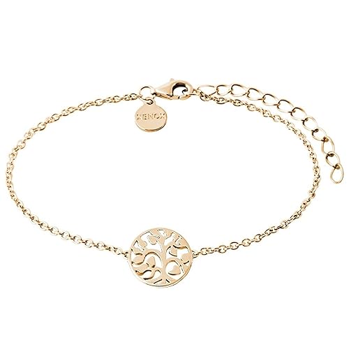 XENOX XS2897G Damen Armband Lebensbaum Symbolic Power Sterling-Silber 925 Gold 20 cm von Xenox