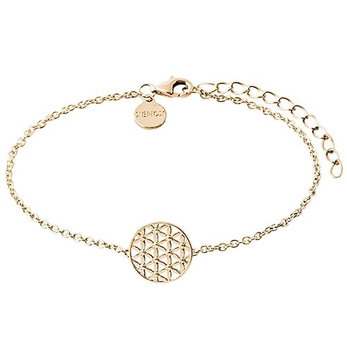 XENOX XS2899G Damen Armband Lebensblume Symbolic Power Sterling-Silber 925 Gold 20 cm von Xenox