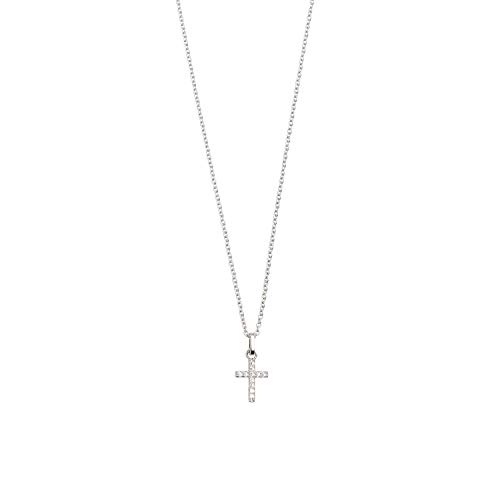 Xenox XS3521K Kette mit Anhänger Damen Kreuz Sterling-Silber von Xenox